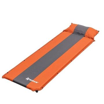 Коврик NISUS самонадувающийся с подушкой 30-170x65x5 оранжевый/серый (N-005P-OG)