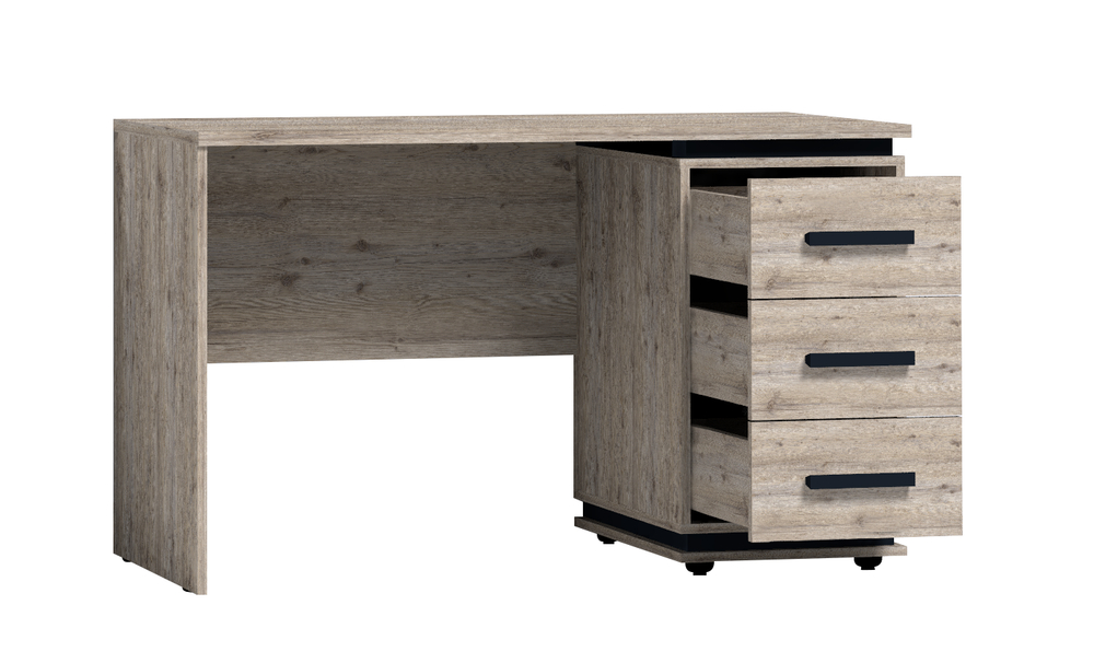 Стол письменный Nature 84, гаскон пайн/черный