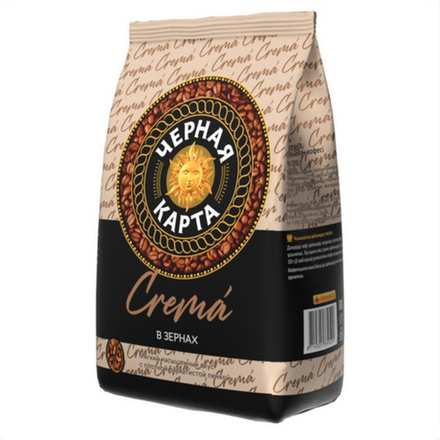 Кофе в зернах Черная Карта Crema, 1 кг