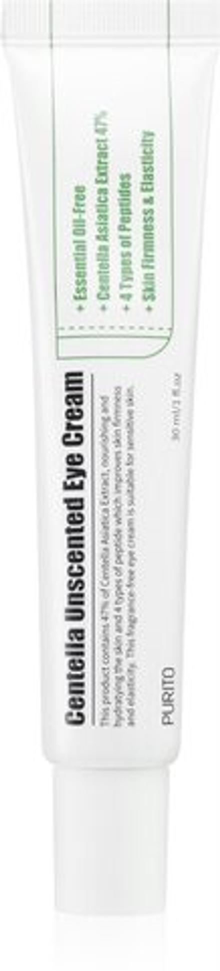 Purito Centella Unscented - легкий ночной крем против отечности и темных кругов /   30  ml  / GTIN 8809563101023