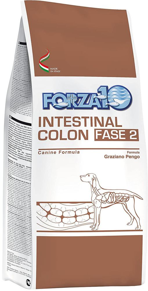 Forza10 10кг Active Colon Fase2 Корм для собак, при хронических колитах и проблемах ЖКТ