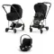 Детская коляска Cybex Mios 3 в 1 Sepia Black Rosegold