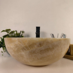 Раковина из оникса Bowl Yellow BO-64724 45*45*17 0200