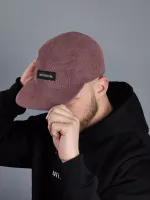 Купить Кепка Antisocial 5 panel Velvet Пыльная Роза Кепка Antisocial 5 panel Velvet Пыльная Роза
