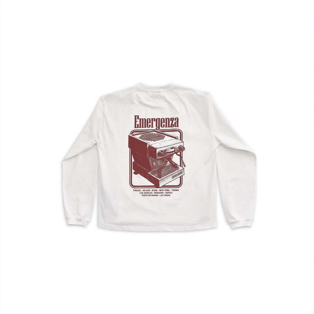 COFFEE CROPPED LONGSLEEVE OVERSIZED
