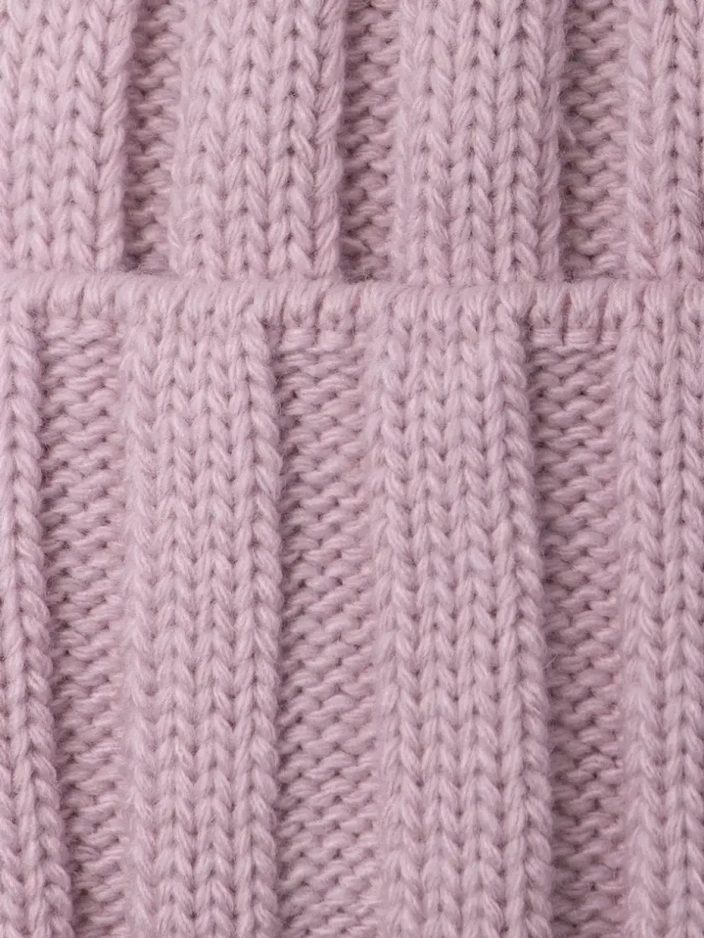 Шапка детская зимняя вязаная с помпоном