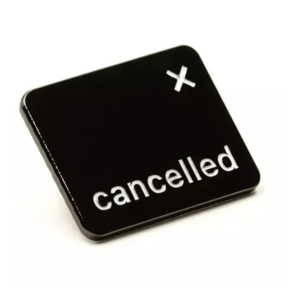 Купить Значок Масть Cancelled Значок Масть Cancelled
