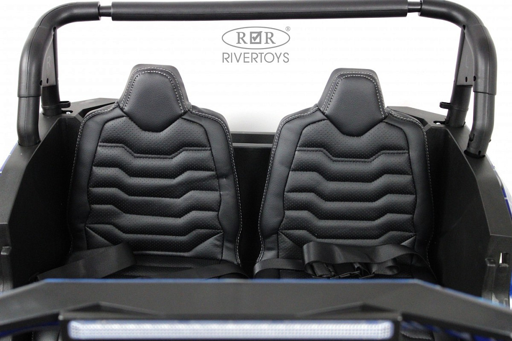 Детский электромобиль RiverToys M222MM синий