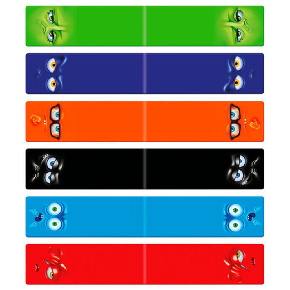 Закладки для книг МАГНИТНЫЕ, "5 ДИЗАЙНОВ МИКС", 6 штук, 60x20 мм, FUNSTER (ФАНСТЕР), 116652