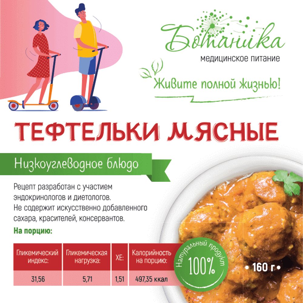 Тефтельки мясные