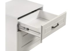 Тумба прикроватная Ливерпуль 08.146 белый / ясень ваниль НМ-1012-100 пвх