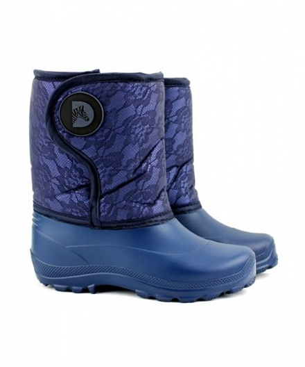 Сапоги детские из ЭВА "Олаф" Д666 -20С, Дарина (синий/черный)