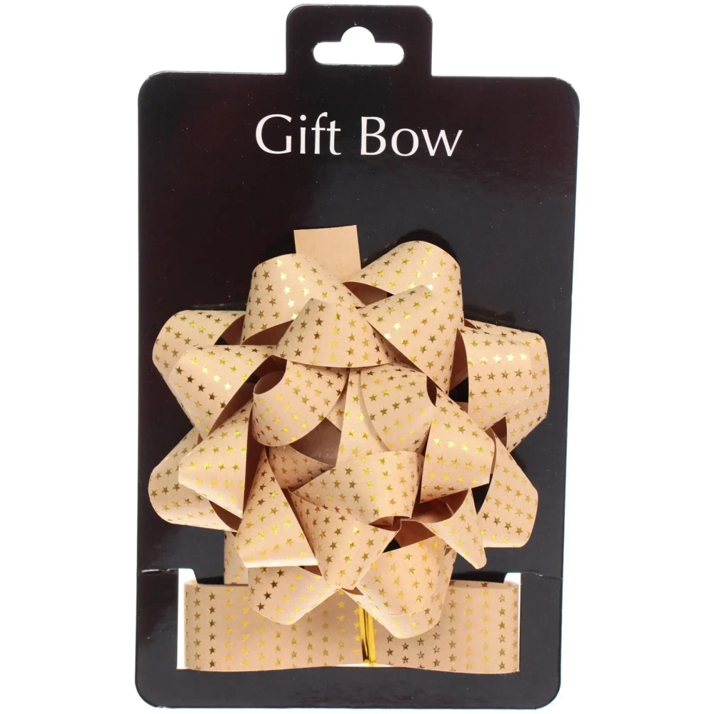 Набор для декорирования «Звездное небо» бант 2см, лента 2,5см (3м), Шампань/Золото