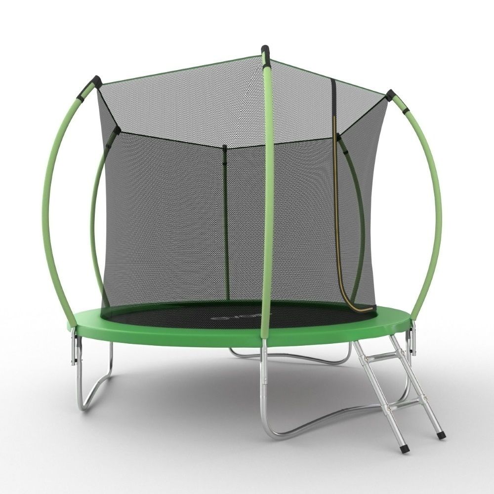 EVO JUMP Internal 8ft (Green) Батут с внутренней сеткой и лестницей, диаметр 8ft (зеленый)