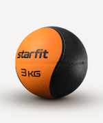 Медбол высокой плотности GB-702, 3 кг, оранжевый