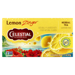 Celestial Seasonings, травяной чай, Lemon Zinger, без кофеина, 20 чайных пакетиков, 47 г (1,7 унции)