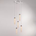 Подвесной светильник MD24030028-5A chrome/clear