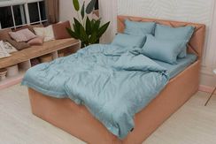 Моне (изумруд) страйп сатин 7Е