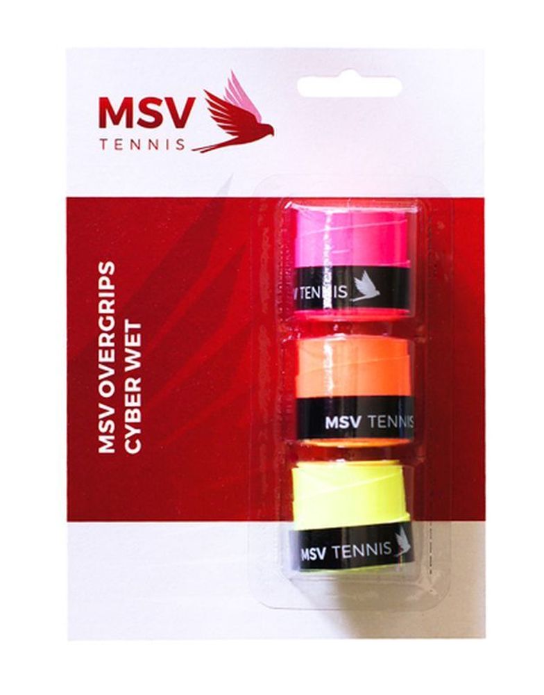 Теннисные намотки MSV Cyber Wet Overgrip разноцветный 3P