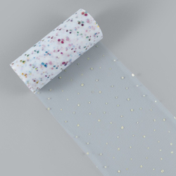 Фатин с разноцветными блестками 15 см