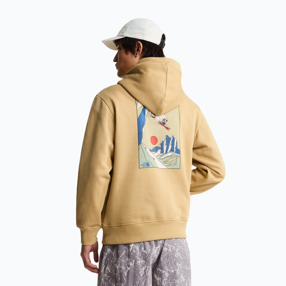 Худи The North Face Mountain Celebration Relaxed Hoodie khaki stone