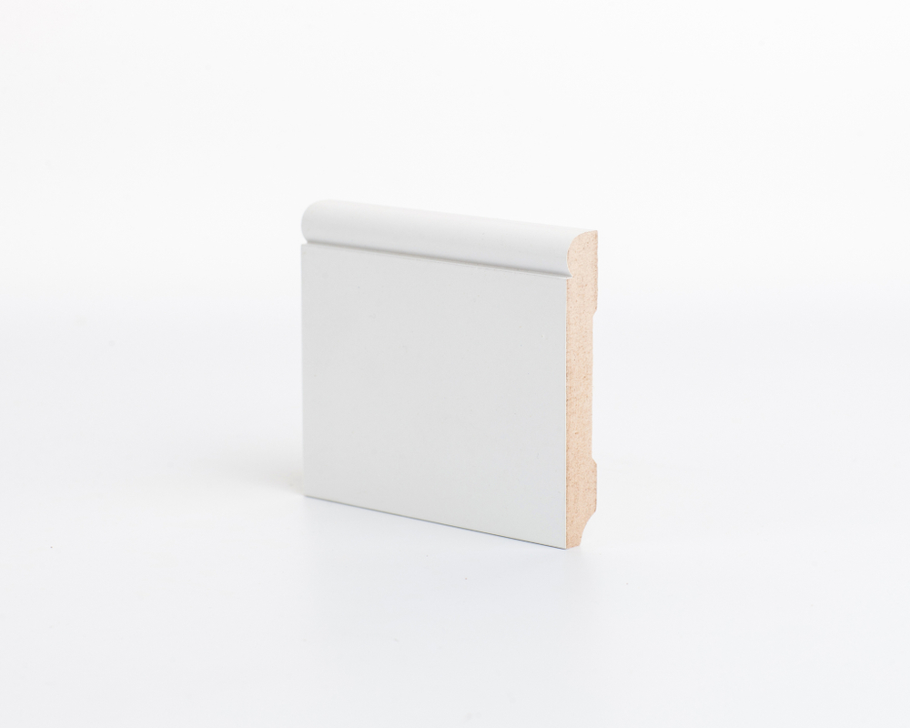 Плинтус напольный под покраску P22.82.12 МДФ Deartio 82x12x2070 мм