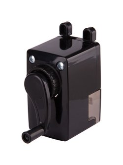 Точилка механическая пластиковый корпус черная