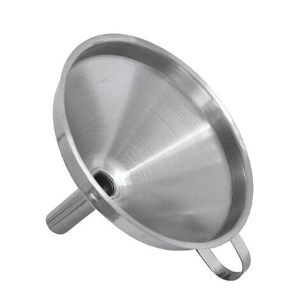 Воронка нерж. 21 см без сита