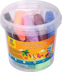 Легкий пластилин для лепки Мульти-Пульти, 15 цветов