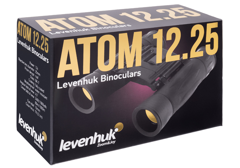 Бинокль Levenhuk Atom 12x25 + ПОДАРКИ