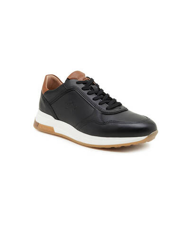 Кожаные кроссовки scarpa uomo buttero La Martina - черный(LFM241.060)