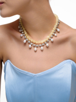 Колье "Rich Yellow" Silver