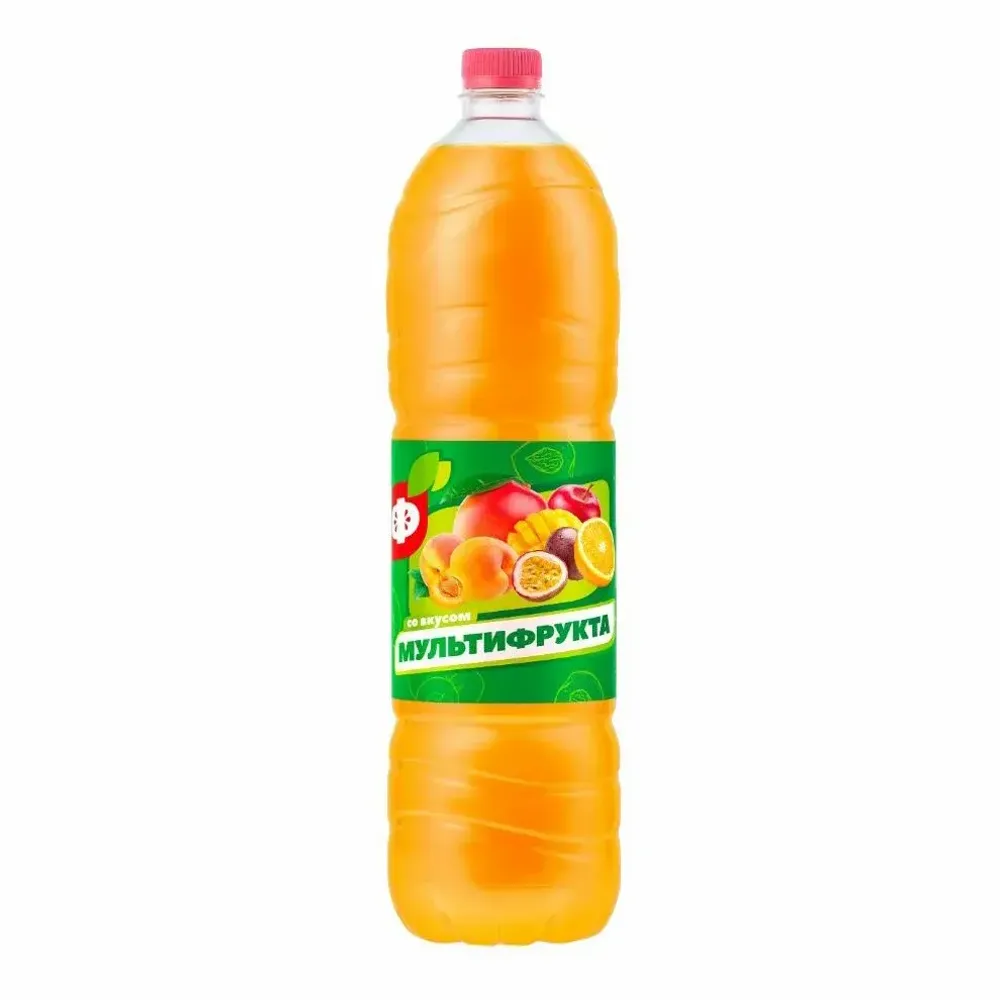 Напиток безалкогольный негазированный "Ф" со вкусом Мультифрукта, 1,5 л