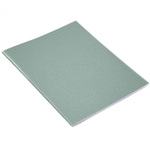 Тетрадь 48л., А5, клетка, Alingar "Мятный", скрепка, дизайнерский картон, глиттерное напыление, блок офсет, 100 % белизна