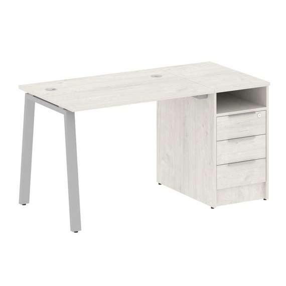 Метал Систем Рабочая станция с тумбой на А-образном м/к БА.РС-СТП-1.1