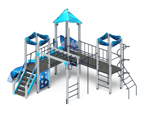 Детский игровой комплекс Волшебный город (Снежная королева) ДИК 2.19.02-02 Н=1200