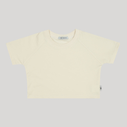 Raglan Crop Top Coconut Milk