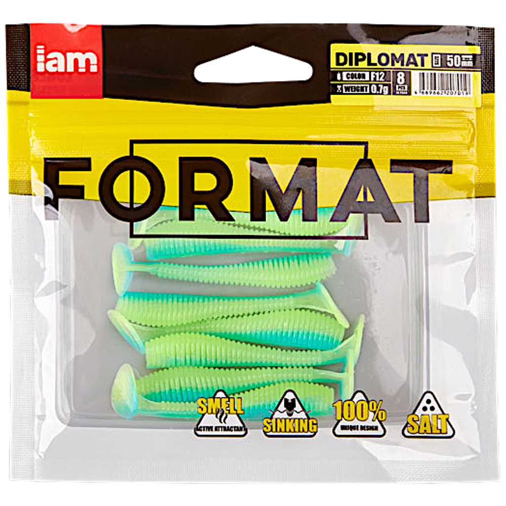 Мягкая приманка IAM Format Diplomat 100мм 6.0г -