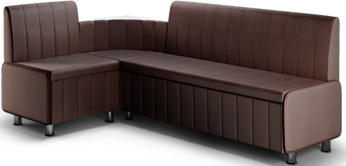 Кухонный уголок со спальным местом Каприччио 022 кожзам chocolate дерево