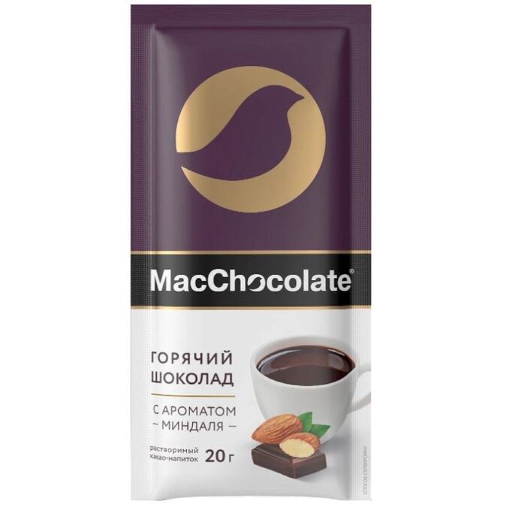 MacChocolate Горячий шоколад с ароматом миндаля 10 саше