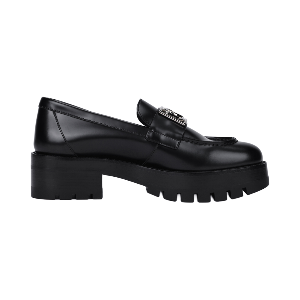 CHANEL Calfskin Loafers Women"s Black