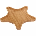 Поднос бамбуковый для подачи блюд «SHEF» 28см Звезда
