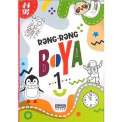 Rəngləmə albomu rəng-rəng boya 1