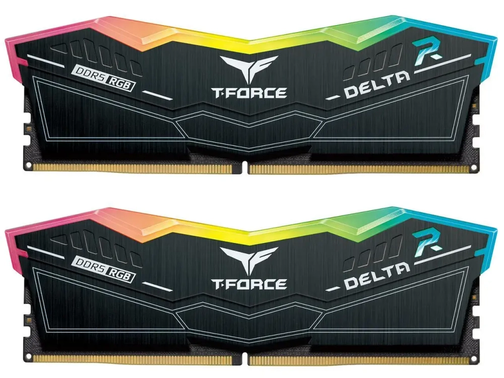 Оперативная память 64GB Kit (2x32GB) 6000MHz DDR5 Team Group DELTA RGB CL30 1.4V FF3D564G6000HC30CDC01