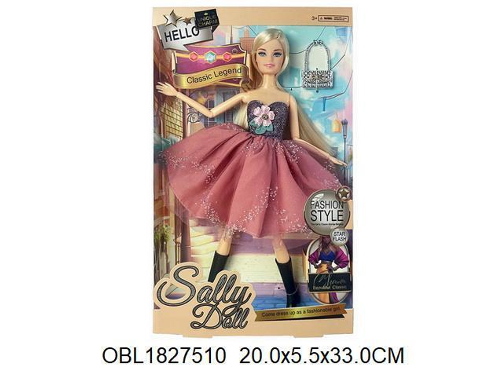 Кукла тип модель, с аксесс. коробка 2384-4