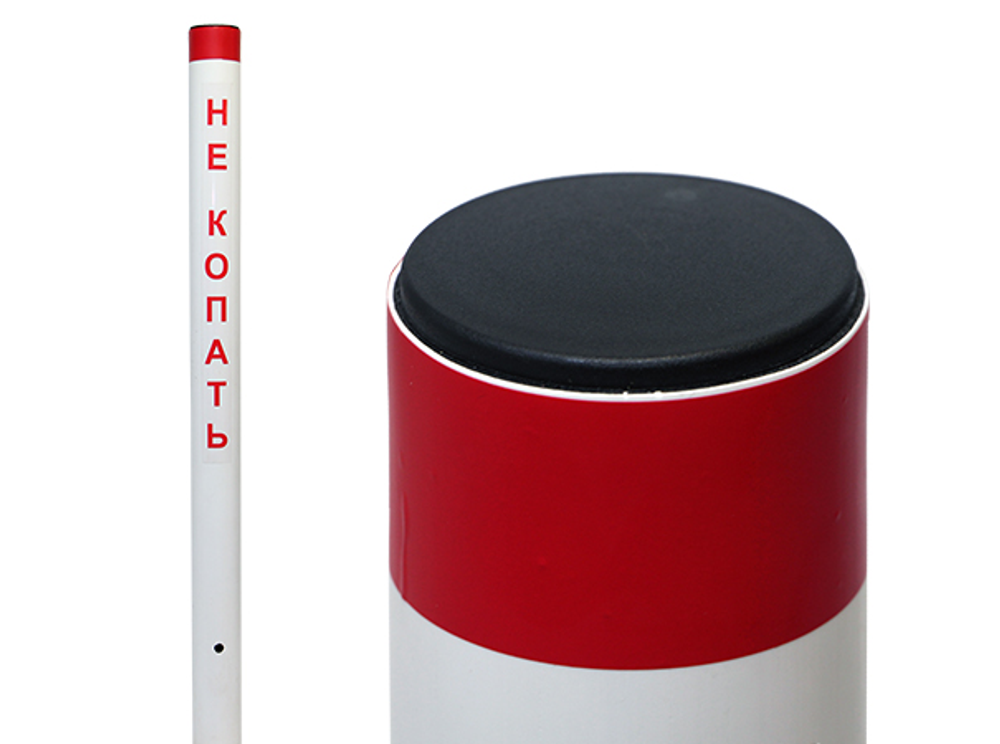 Столбик замерный кабельный СЗК 1200 с красной полосой