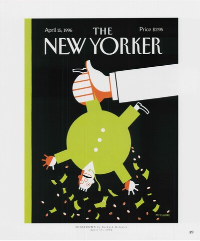 Постер журнала The New Yorker 15-04-1932, двусторонний