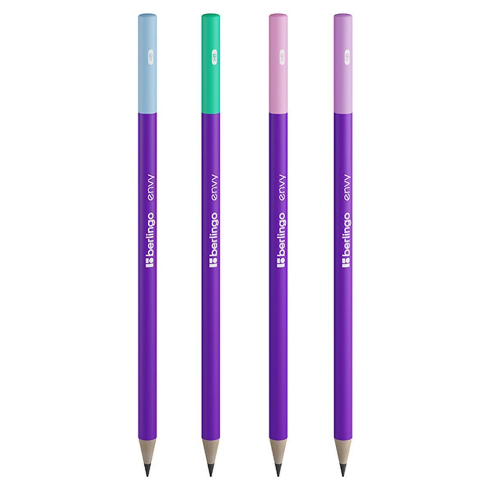 Карандаш ч/г HB, круглый, заточен. "Envy" (Berlingo)