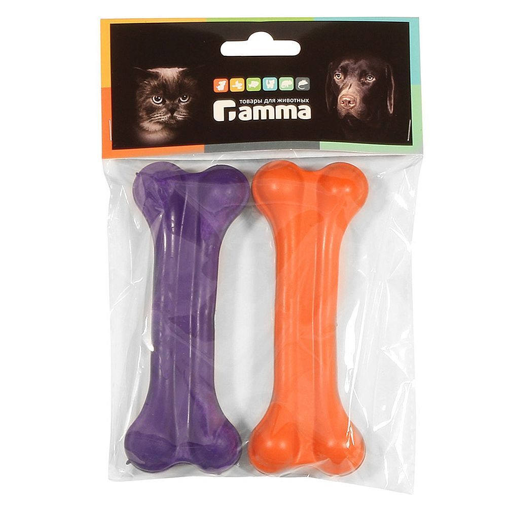 Игрушка для собак из резины &quot;Кость литая №3&quot;, 13см, (Цена за 1 шт) Gamma