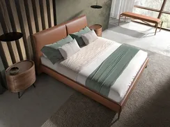 Банкетка 5112/BS19033 из коринчевой экокожи